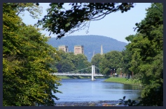  Looking up the River Ness to the Cathedral in the background